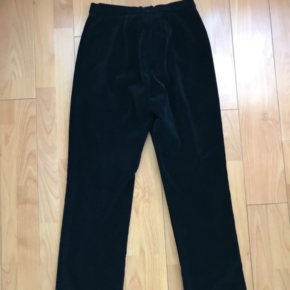 ♓️🅿️Ralph Lauren high waist black velvet pants - Picture 3 of 11